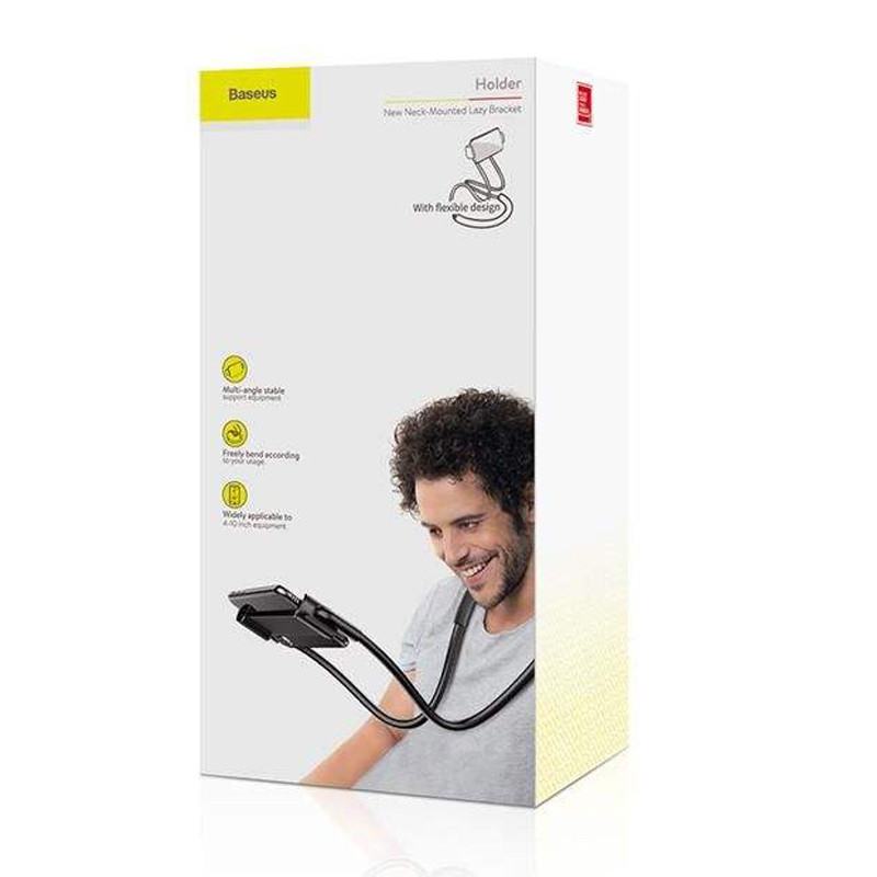 پایه نگهدارنده گوشی موبایل Baseus New Neck-Mounted Lazy SUJG-ALR01