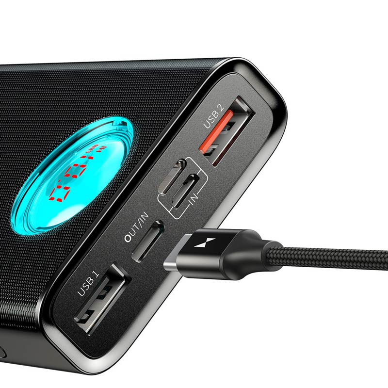 پاور بانک فست شارژ 20000 باسئوس Baseus Mulight PPALL-LG QC3 PD
