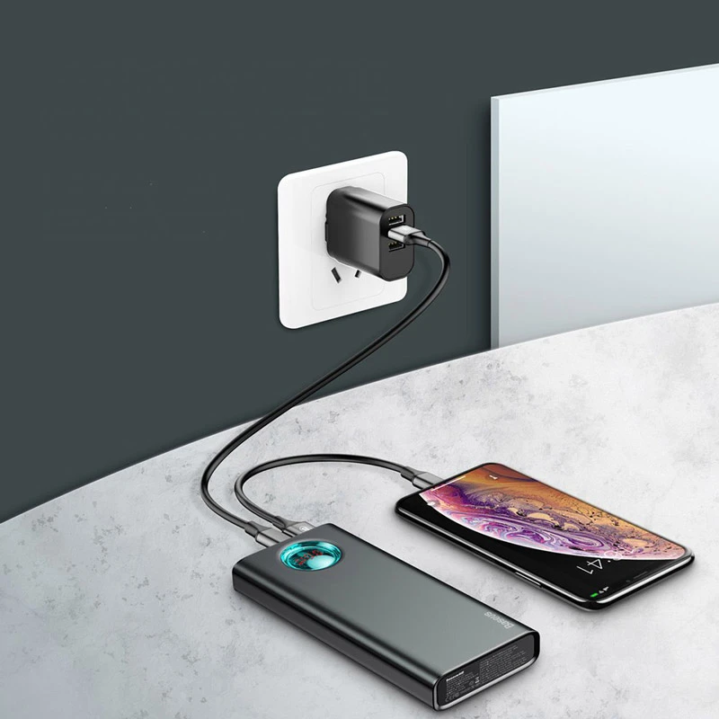 پاور بانک فست شارژ 20000 باسئوس Baseus Mulight PPALL-LG QC3 PD
