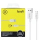 کابل میکرو یو اس بی Budi M8J012 2A 1.2m