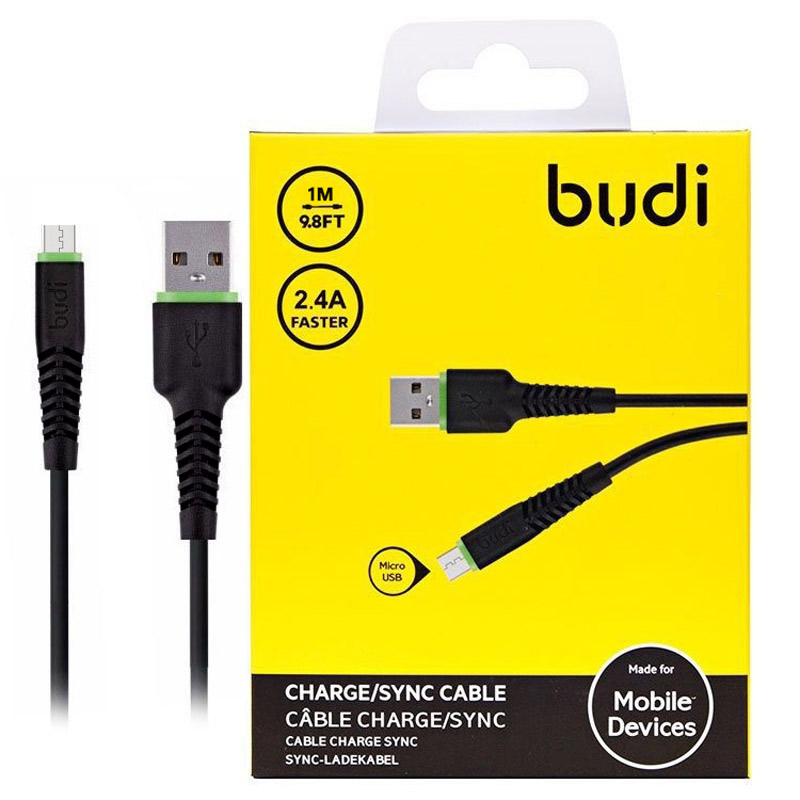 کابل میکرو یو اس بی Budi M8J150M09 3m