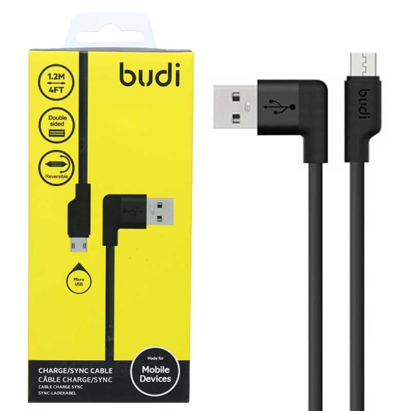 کابل میکرو یو اس بی Budi M8J155M 2A 1.2m