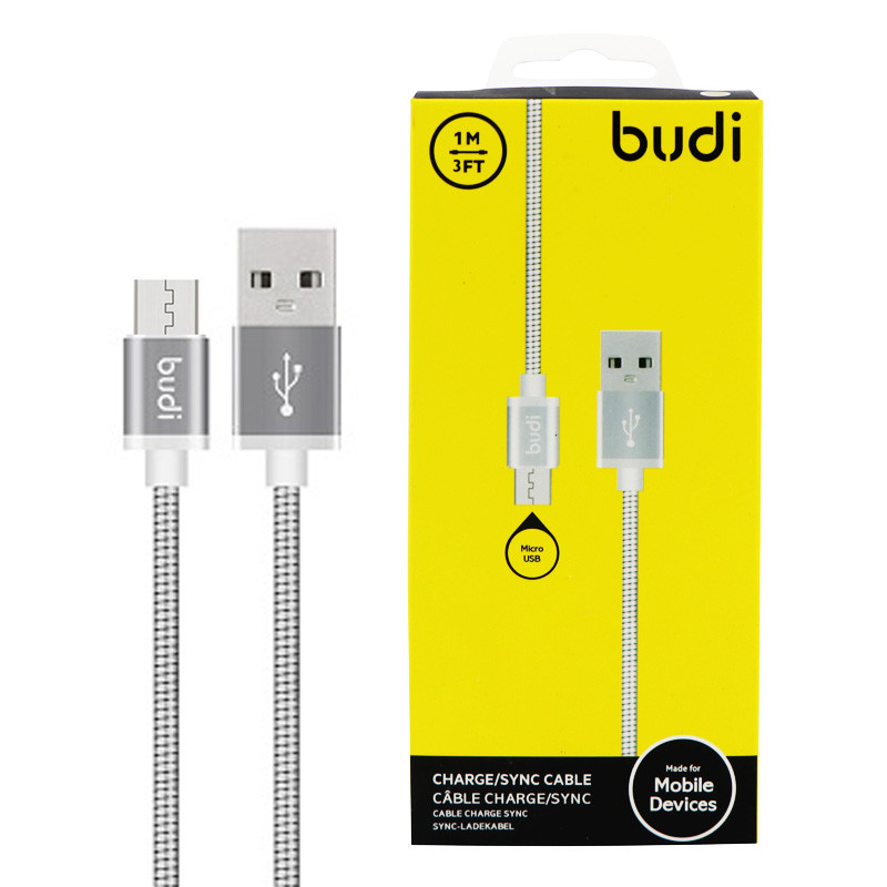 کابل میکرو یو اس بی Budi M8J172 1m