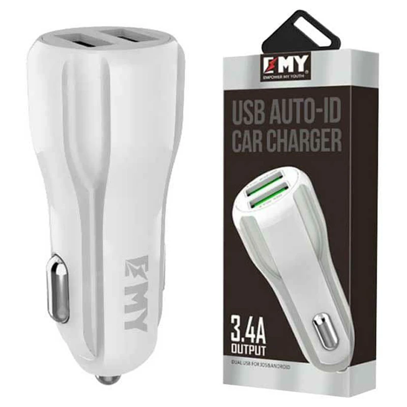 شارژر فندکی Emy MY-131 + کابل میکرو یو اس بی