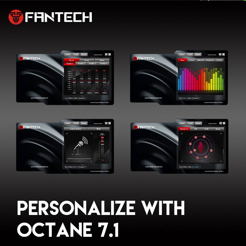 هدفون گیمینگ سیم دار Fantech HG23 7.1 USB
