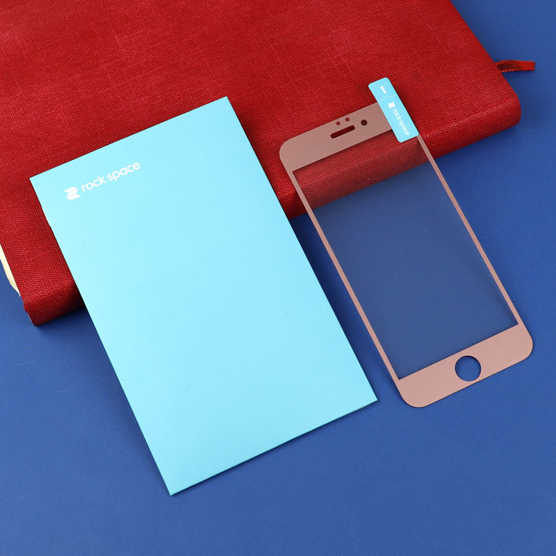 گلس ROCK SPACE آیفون 6/6s Plus رزگلد