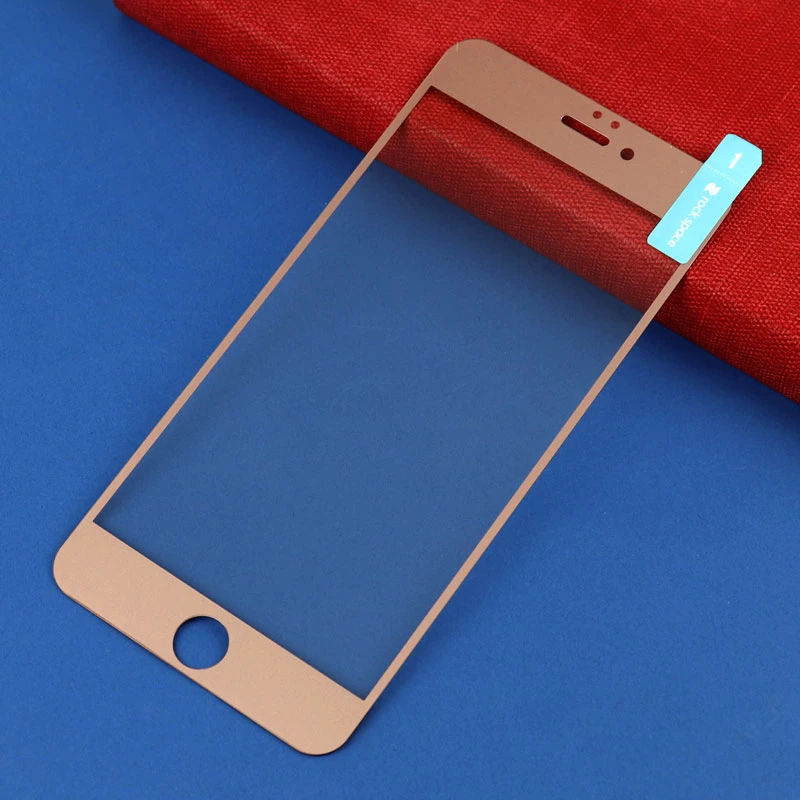 گلس ROCK SPACE آیفون 6/6s Plus رزگلد