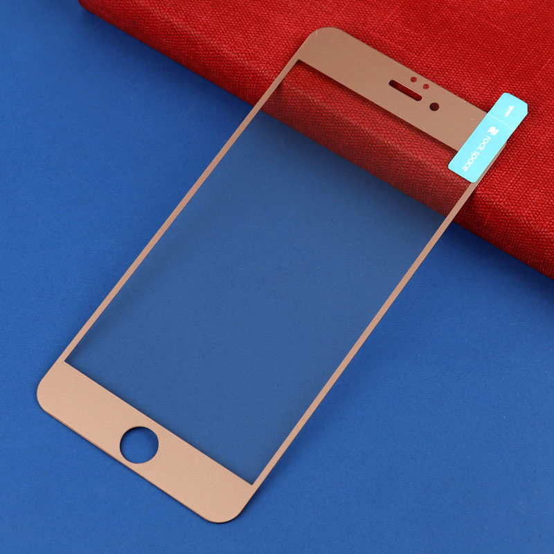 گلس ROCK SPACE آیفون 6/6s Plus رزگلد