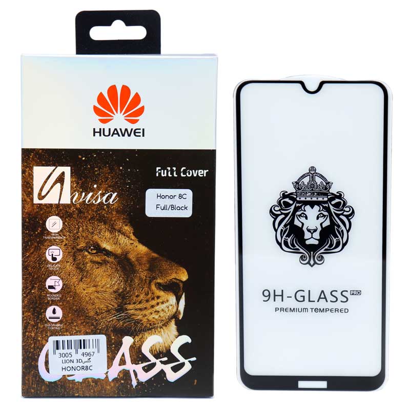 گلس 3D پکدار LIONSERIES هواوی Honor 8C