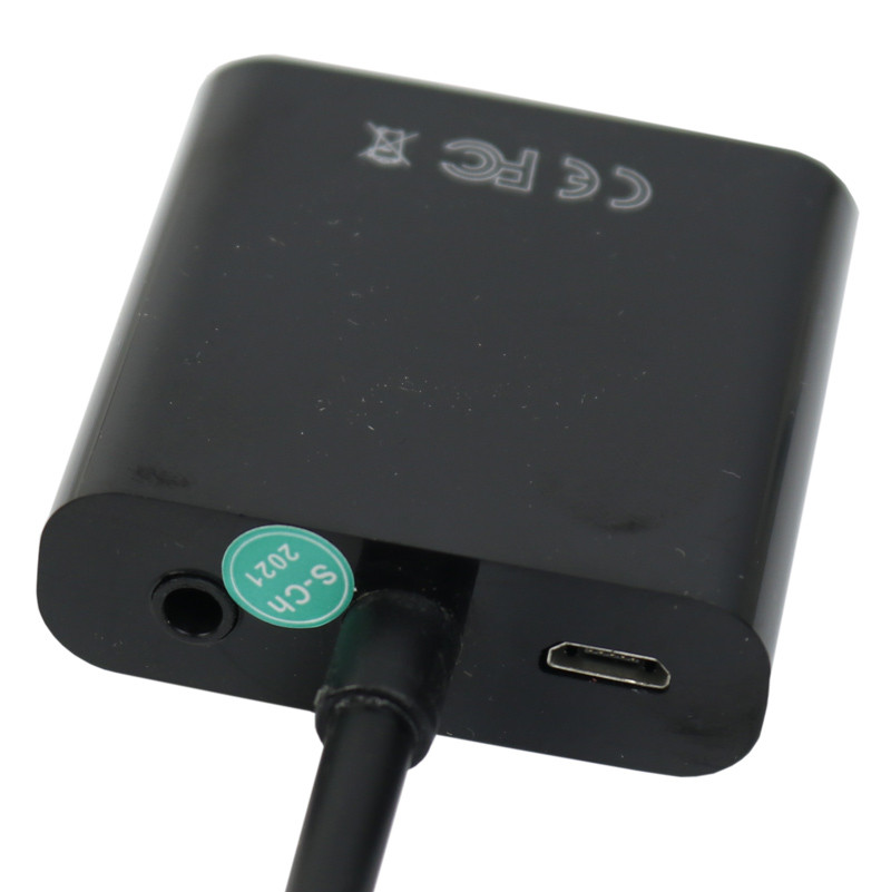 تبدیل HDMI To VGA + کابل صدا و کابل Micro USB