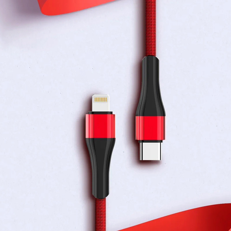 کابل کنفی فست شارژ LDNIO LC961 Type-C to Lightning 18W 1m