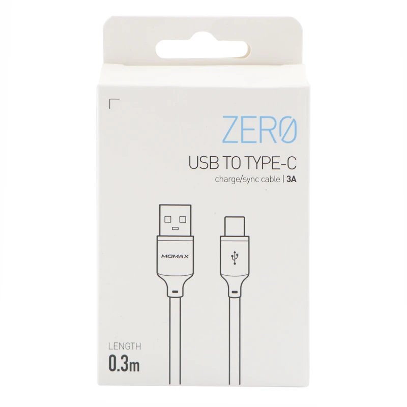 کابل فست شارژ Momax Zero DA17 Type-C 30cm
