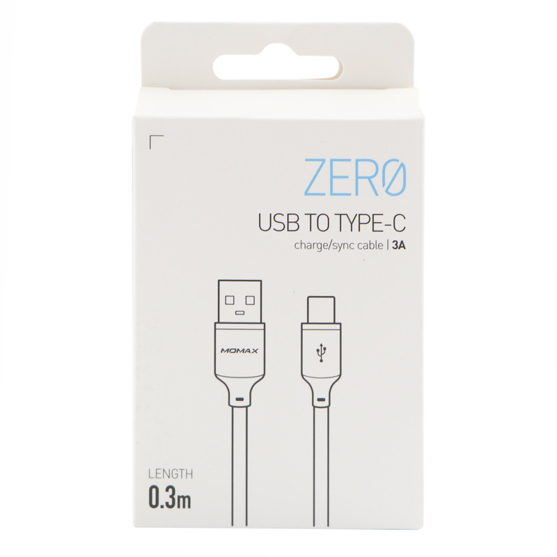 کابل فست شارژ Momax Zero DA17 Type-C 30cm