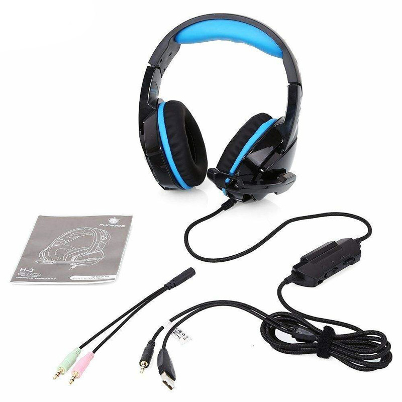 هدفون گیمینگ سیم دار PHONIKAS H3