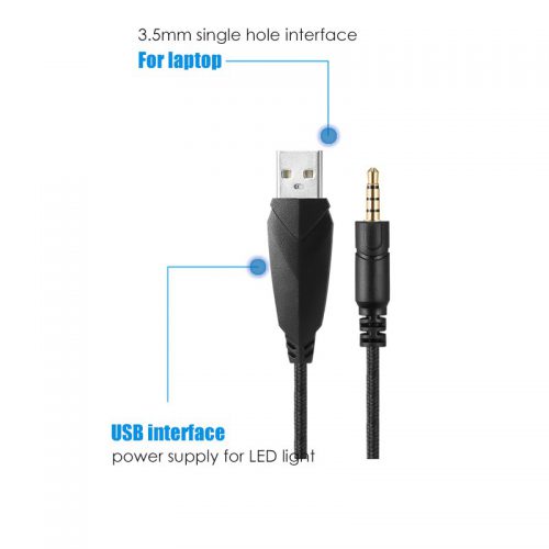 هدفون گیمینگ سیم دار PHONIKAS H9