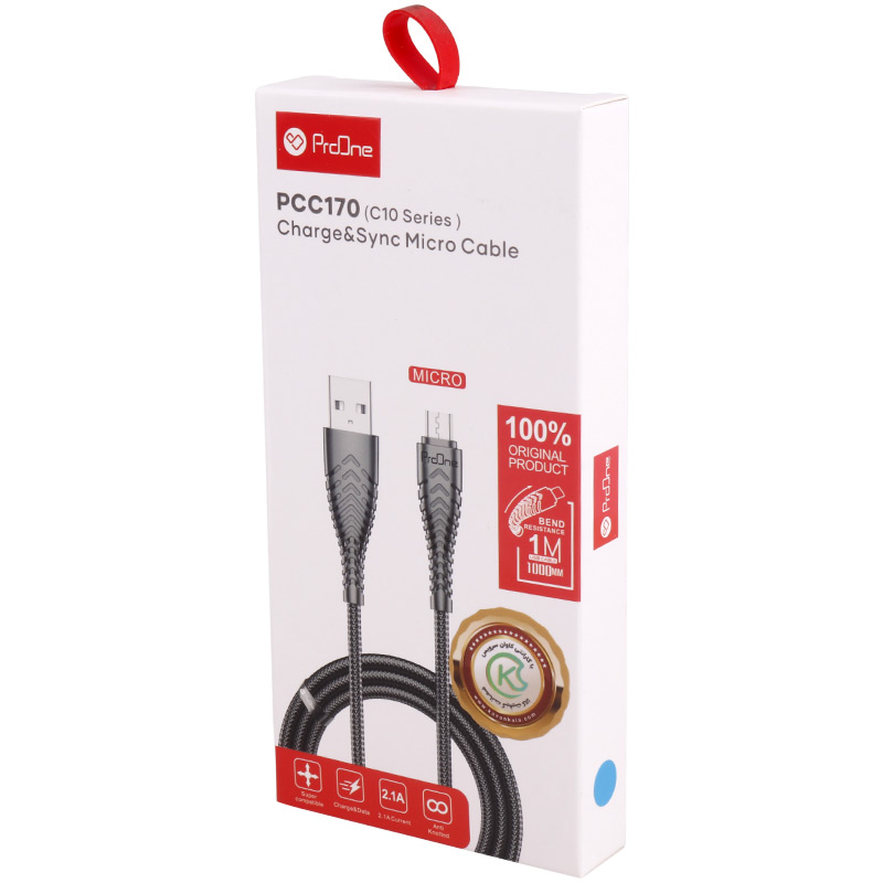 کابل میکرو یو اس بی ProOne C10 Series PCC170 1m
