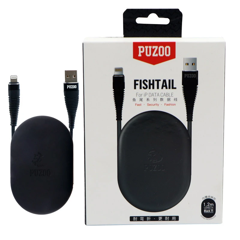 کابل آیفونی Puzoo Fishtail 1.2m