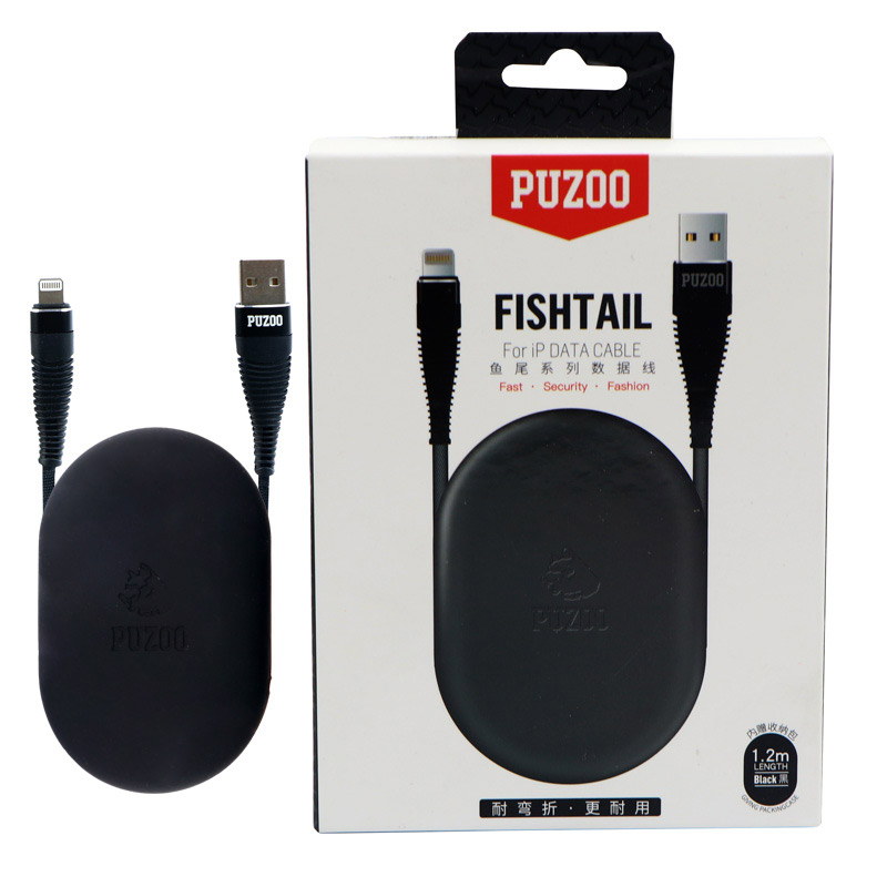 کابل آیفونی Puzoo Fishtail 1.2m