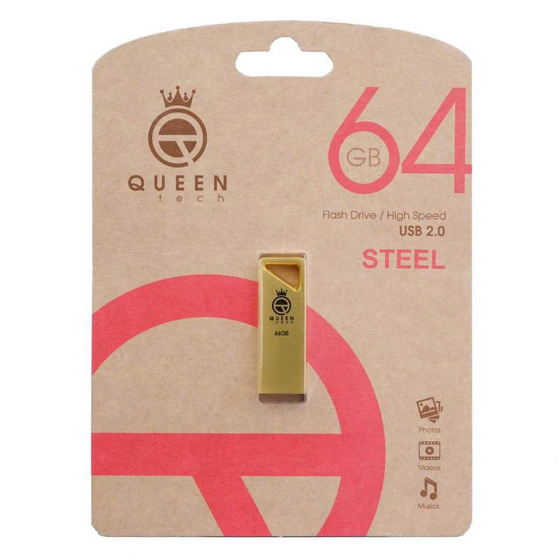 فلش 64 گیگ کوئین تک QUEEN TECH Steel