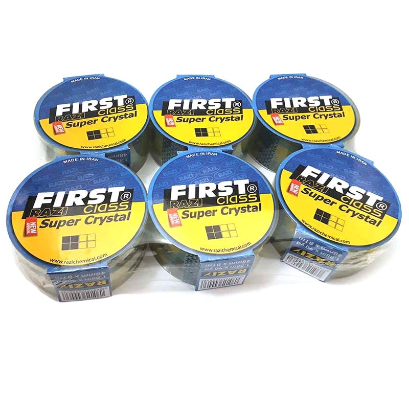 چسب پهن شیشه ای Razi First Class Super Crystal 5cm