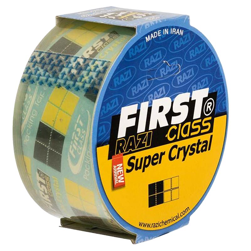 چسب پهن شیشه ای Razi First Class Super Crystal 5cm