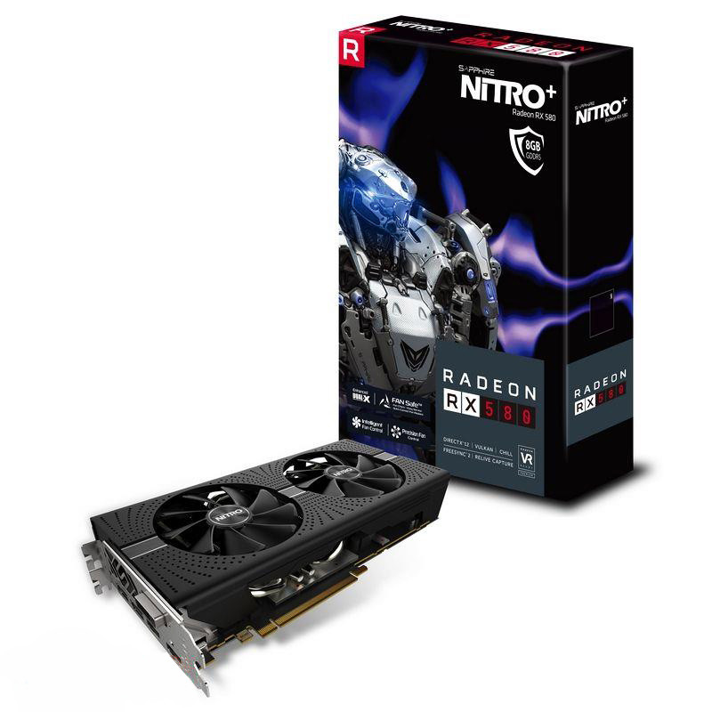 کارت گرافیک Sapphire Radeon Nitro Plus RX580 8GB GDDR5 256Bit