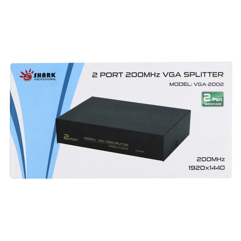 اسپلیتر Shark VGA-2002 VGA + آداپتور
