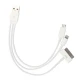 کابل کوتاه 3 سر MicroUSB/Lightning/TAB P1000 شرینک