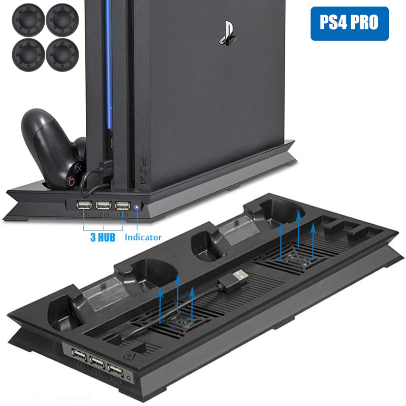 فن خنک کننده و شارژر دسته بازی PS4 Pro سونی YH-16
