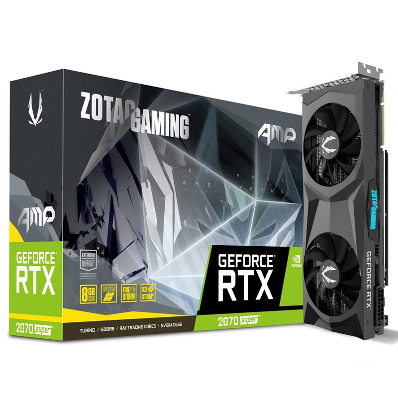 کارت گرافیک ZOTAC GeForce RTX2070 Super AMP Edition 8G GDDR6 256Bit