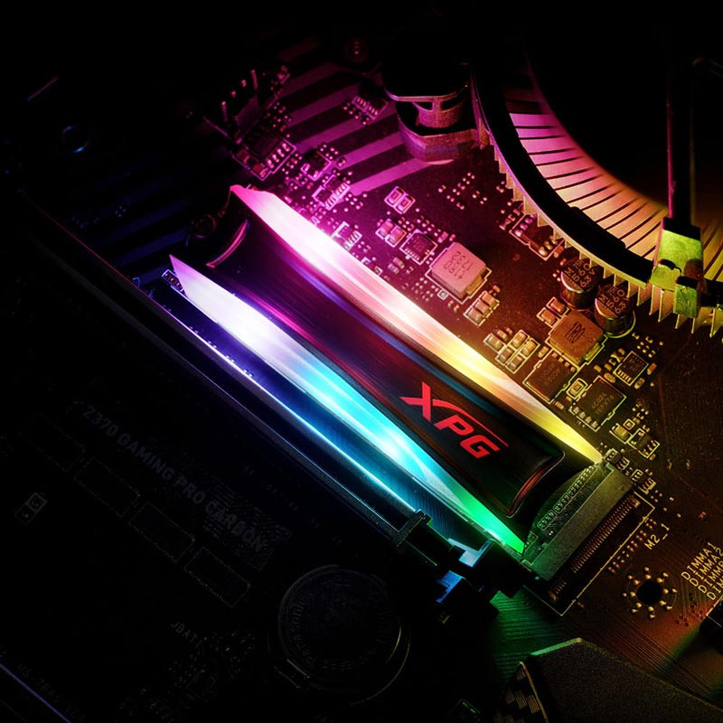 حافظه SSD ای دیتا ADATA XPG Spectrix S40G RGB 256GB M.2