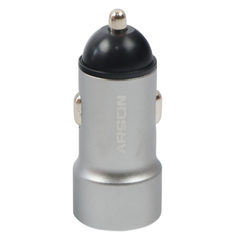 شارژر فندکی فست شارژ Arson 2.4A AN-X44 + کابل آیفونی