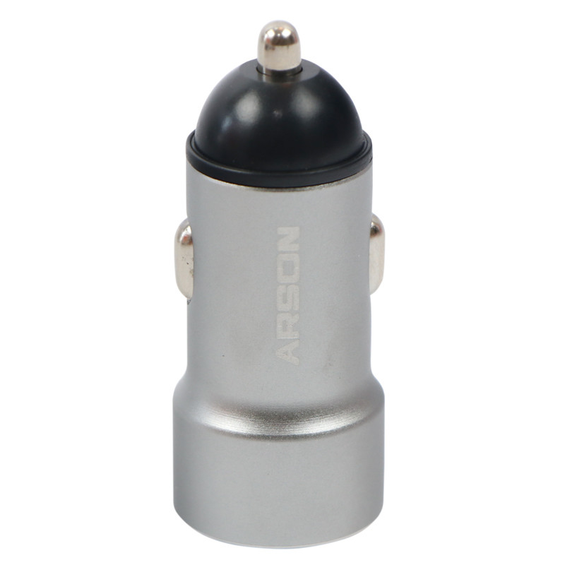 شارژر فندکی فست شارژ Arson 2.4A AN-X44 + کابل آیفونی