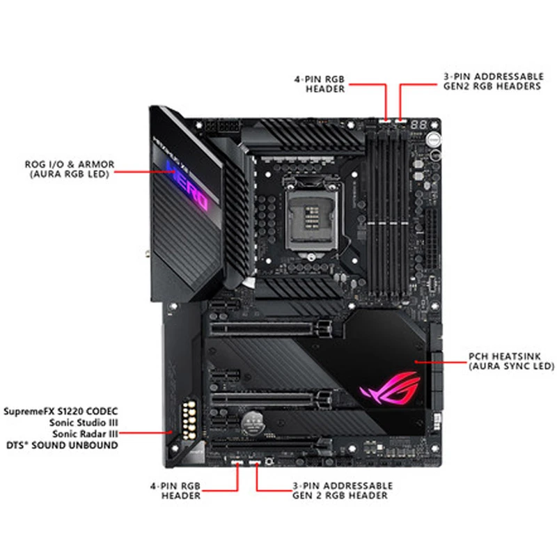 مادربرد ایسوس ROG Z490 Maximus XII Hero WIFI DDR4