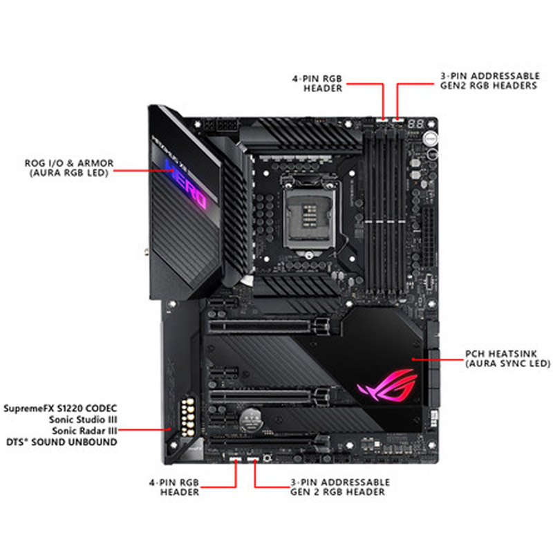 مادربرد ایسوس ROG Z490 Maximus XII Hero WIFI DDR4
