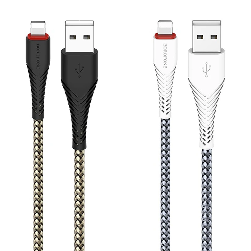 کابل آیفونی Borofone BX25 1m (گارانتی 6 ماهه)