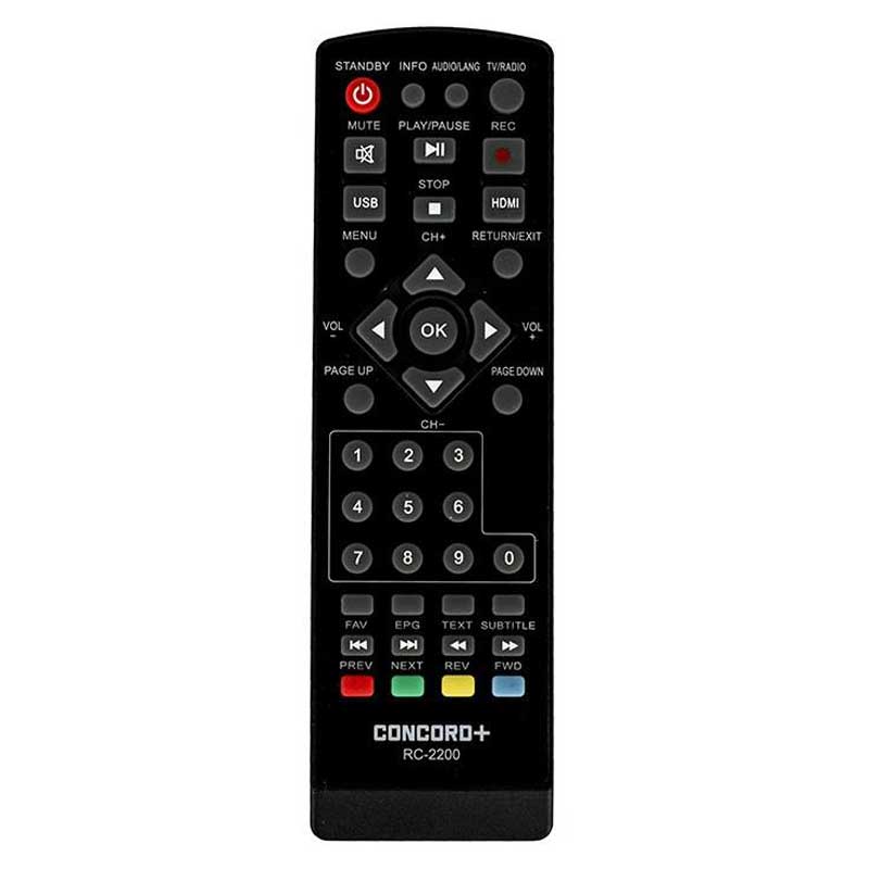 کنترل گیرنده کنکورد Concord RC-2200