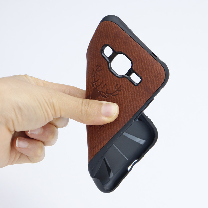 قاب چرمی طرح گوزن Samsung J2