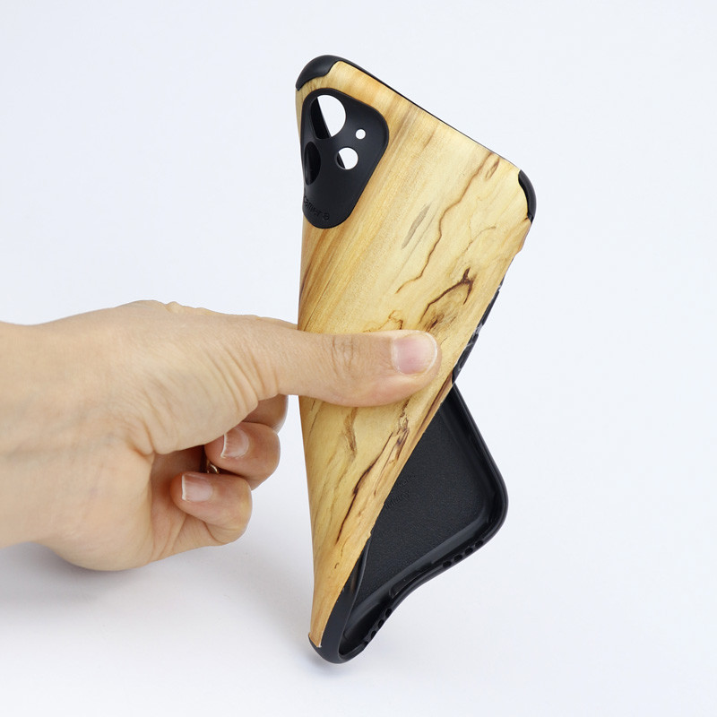 قاب طرح چوب iPhone 11