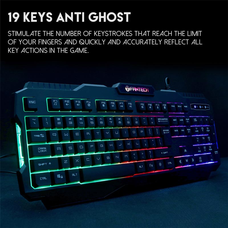 کیبورد گیمینگ فنتک Hunter Pro K511