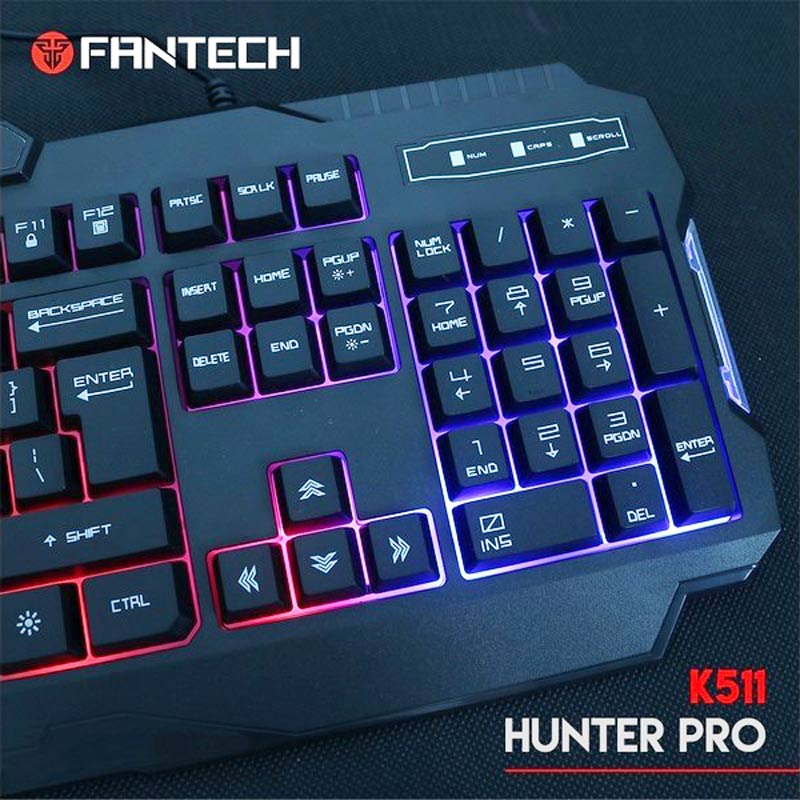 کیبورد گیمینگ فنتک Hunter Pro K511