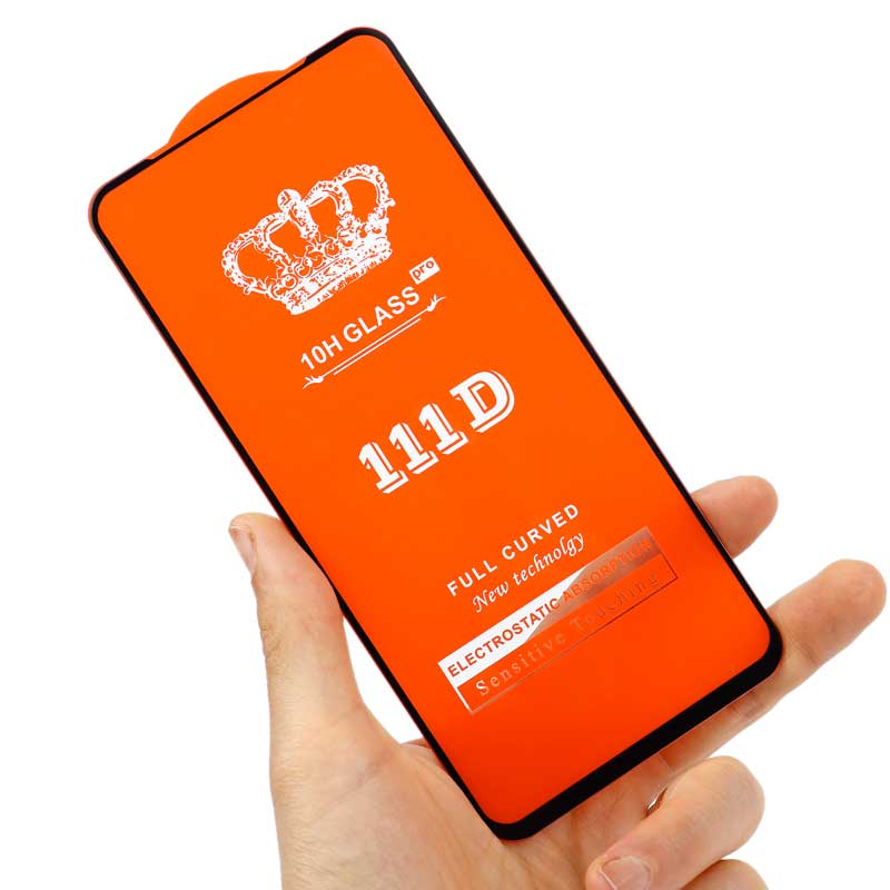 گلس تمام چسب Huawei Y7p مشکی