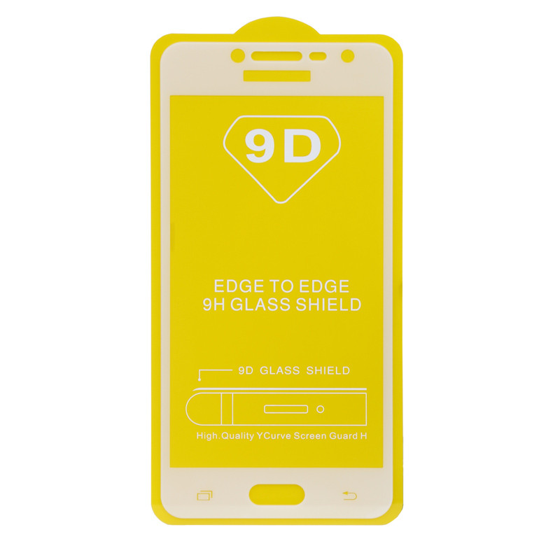گلس فول تمام چسب Samsung Galaxy Grand Prime سفید