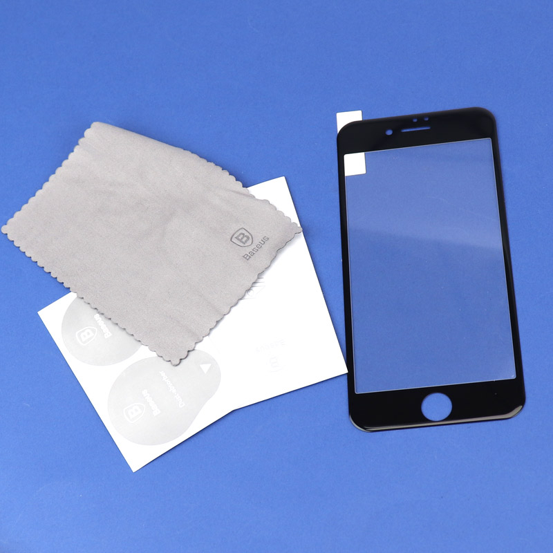 گلس BASEUS آیفون iPhone 7/8/SE 2020 مشکی
