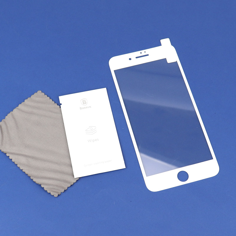 گلس BASEUS آیفون iPhone 7/8 Plus سفید