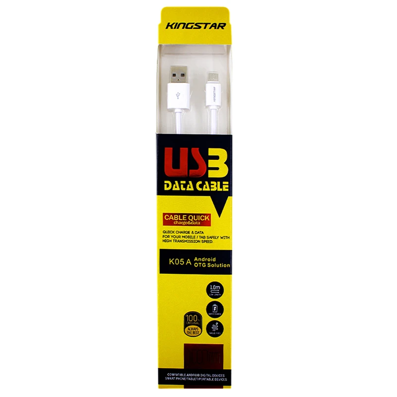 کابل میکرو یو اس بی KingStar K05a 2.1A 1m