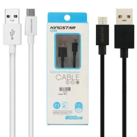 کابل میکرو یو اس بی KingStar K68a 2.1A 2m