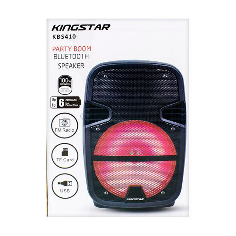اسپیکر چمدانی رم و فلش خور KingStar KBS410