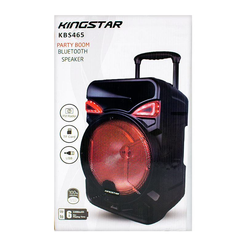 اسپیکر چمدانی رم و فلش خور KingStar KBS465