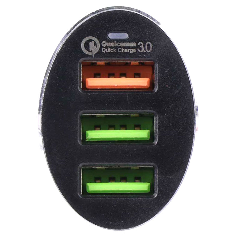 شارژر فندکی فست شارژ LDNIO C703Q 3.6A + کابل آیفونی